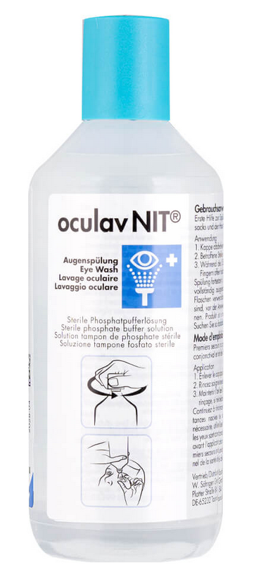 Ersatzflasche für Augenspülbox Oculav NIT, Sterillösung, 250 ml I 2010013