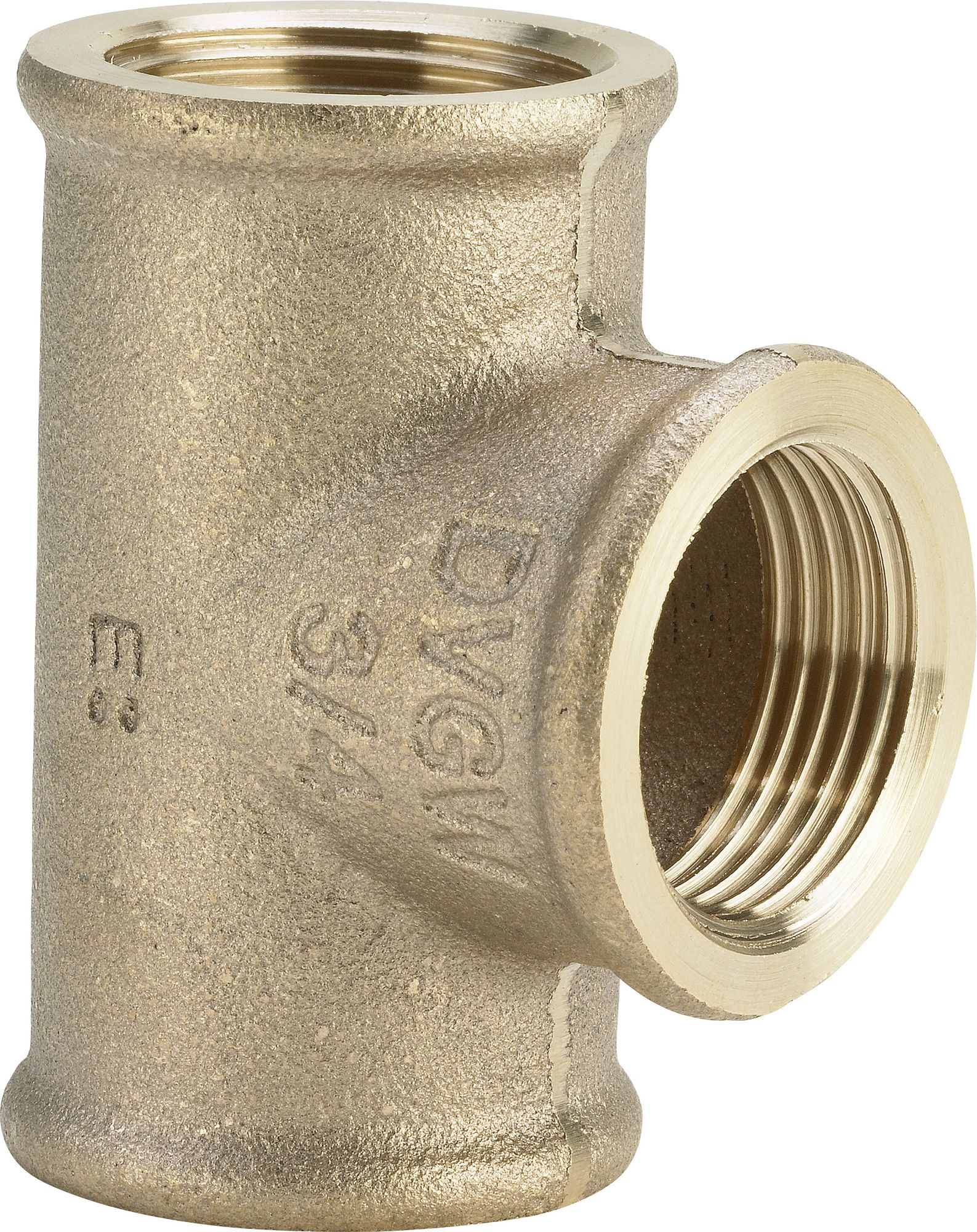 Rotgussfittings T-Stück 1" IG x 1/2" IG x 1" IG