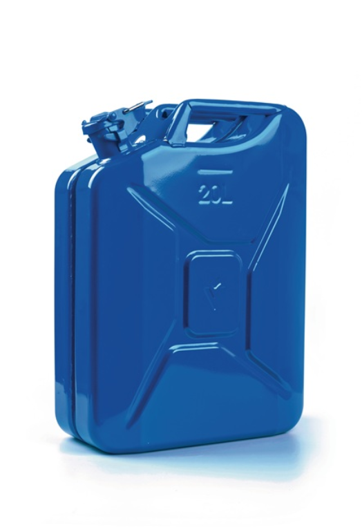 Kraftstoffkanister Stahl 20l I Signalblau RAL5005