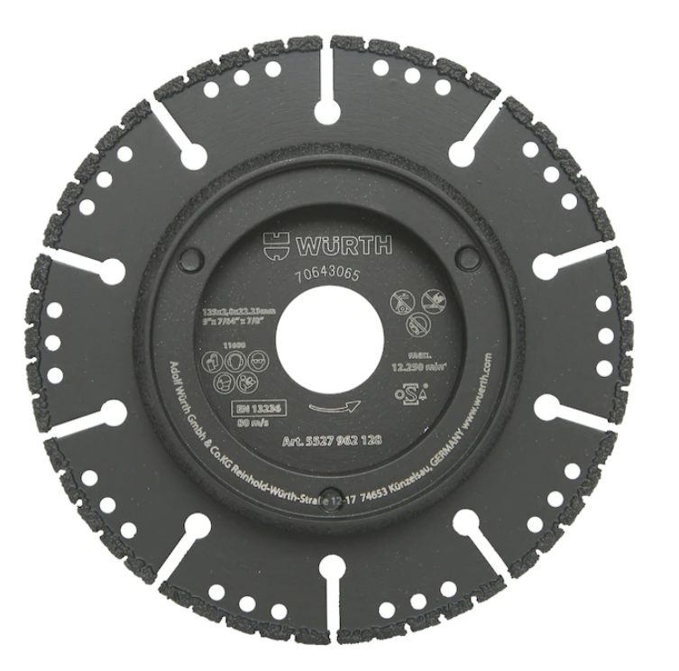 Ø 125 mm Diamanttrenn- und Anfas Scheibe KST