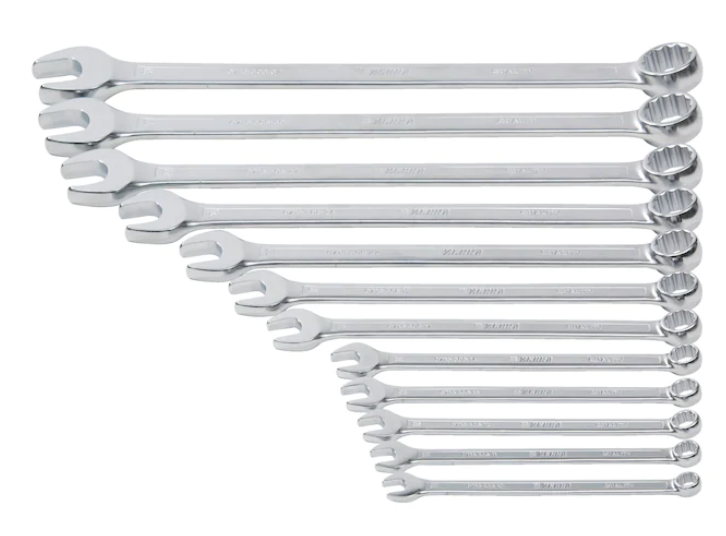 Ringmaulschlüssel-Satz extra lang 12-teilig