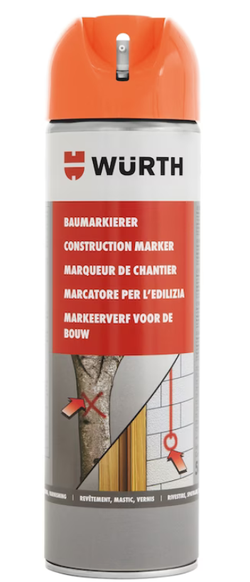 Baumarkierer von Würth Neonorange