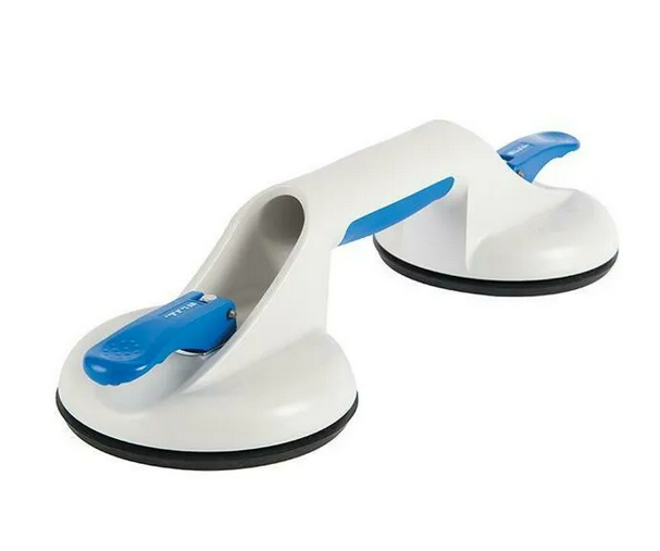 BOHLE Saugheber 2-Kopf-Kunststoff, grau