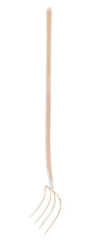 Dunggabel mit vier Zinken und Eschenholzstiel 1.350 mm