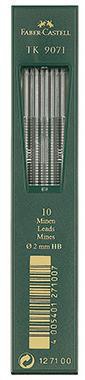 FABER-CASTELL Fallmine Faber-Castell TK® 9071 2mm HB 10 St./Pack.