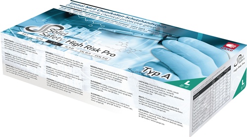 Einw.-Handsch.HighRisk Pro Gr.L blau PSA