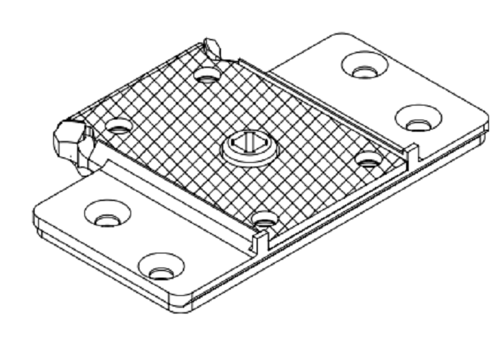 Falzverbinder V92AS-Liv.sw (VE=20) /RG143