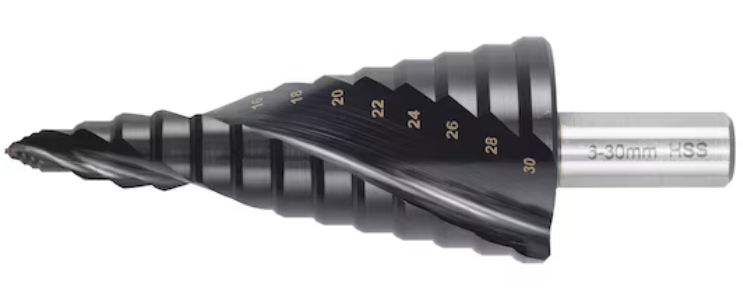 Ø 6,5-40,5 mm Spiralstufenbohrer HSS AlTiN SMART STEP