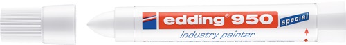 Industrie-Pastenmarker 950 weiß Strich-B