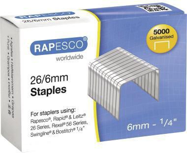 RAPESCO Heftklammer RAPESCO 24/6 Stahl 5.000 St./Pack. RAPESCO 24/6 Stahl 5.000 St./Pack.
