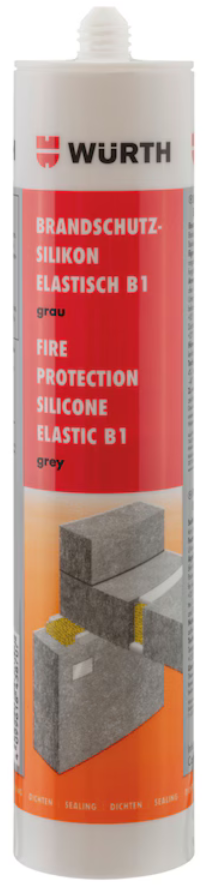 Brandschutzsilikon elastisch (B1)