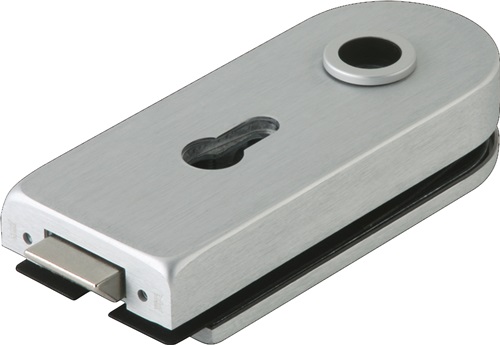 Glastürschloss STUDIO Rondo LM silber el