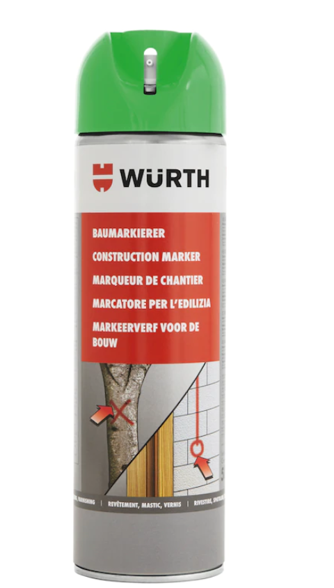 Baumarkierer von Würth Neongrün