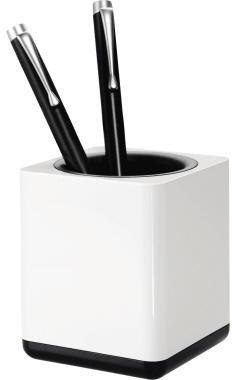 HAN Stifteköcher HAN i-Line 7,9 x 9,6 x 7,9 cm (B x H x T) ABS Kunststoff weiß/schwarz
