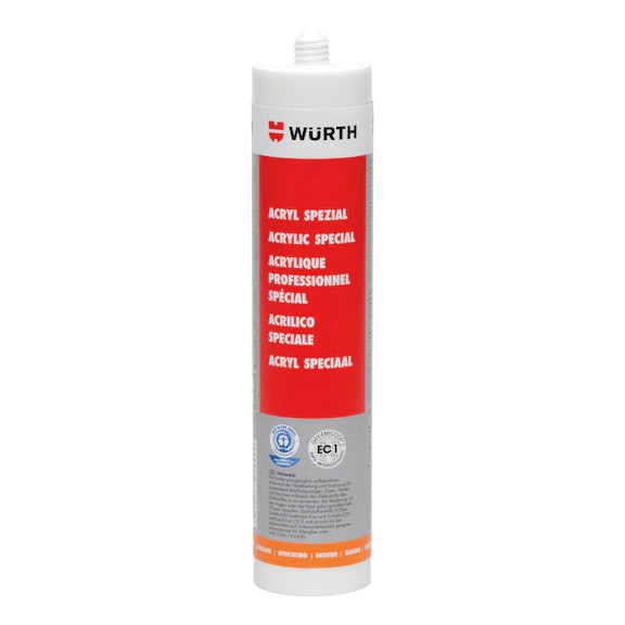 Würth Acryl Spezial | 310ml | Innen + Außen | Geruchlos | weiß