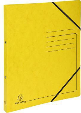 EXACOMPTA Ringbuch Exacompta DIN A4 Colorspankarton gelb Exacompta DIN A4 Colorspankarton gelb
