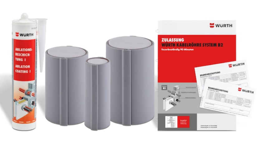 Brandschutz Starter-Set Kabelröhre System B2