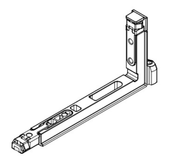 Ecklager Flügelrahmen CWF silber  DIN RS 29546200 I RG149