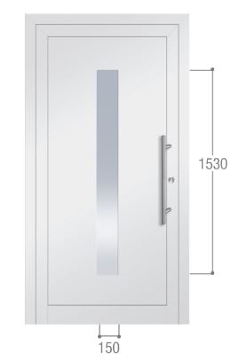 Türfüllung Typ 06 auf Maß zugeschnitten