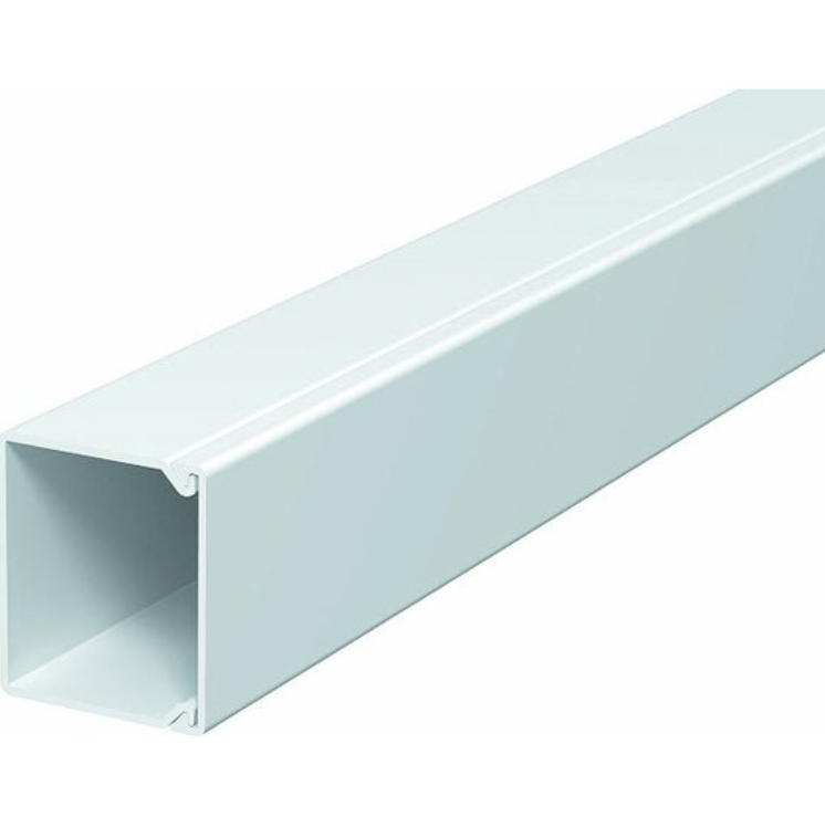 OBO WDK30030RW Wand/Deckenkanal 30x30 (2m) PVC m.Bodenlochung 6191096