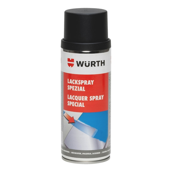 Würth Lackspray Hitzefest Schwarz Matt 400ml