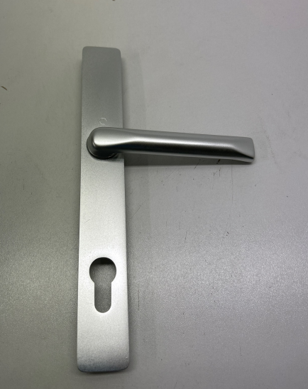 Drehgriff Außen enganliegend für Fenstertür in Silber I LL4075