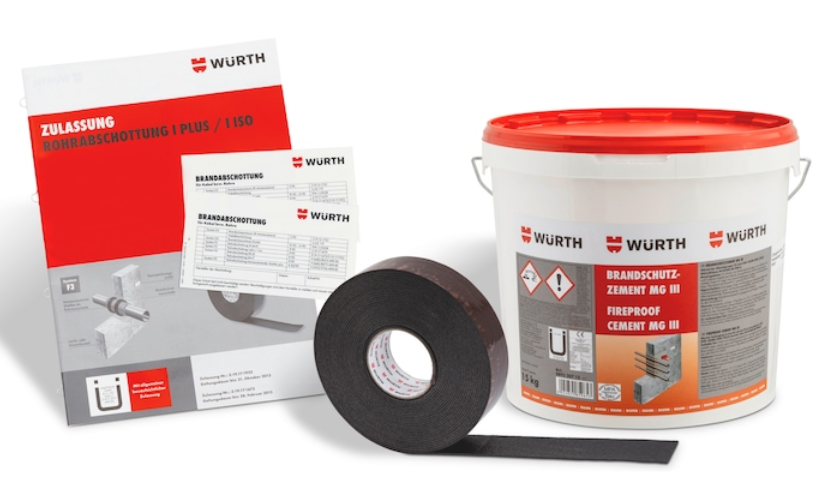 Brandschutz Starter-Set innenliegende Rohrmanschette System F3