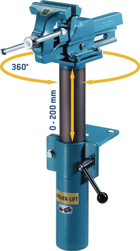 Höhenverstellgerät HEUER Lift f.Backen-B