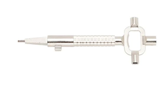 Profilzylindermessschlüssel Typ B (Bauschlüssel)