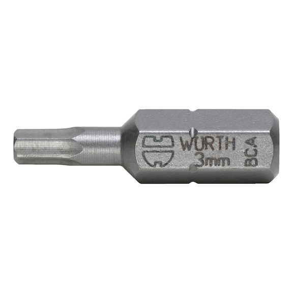6-Kant 3mm Würth Bits | Länge 25 mm  (VE)