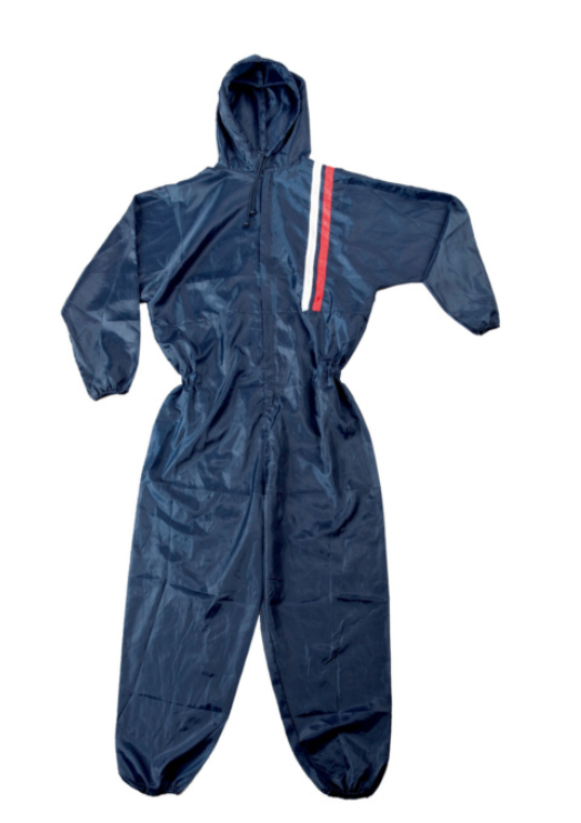 Mehrweg-Lackieranzug mit Kapuze und Kordelzug