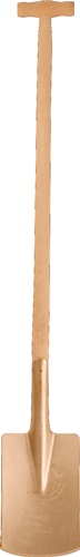 Spaten 260x170mm m.T-Stiel funkenfrei EN