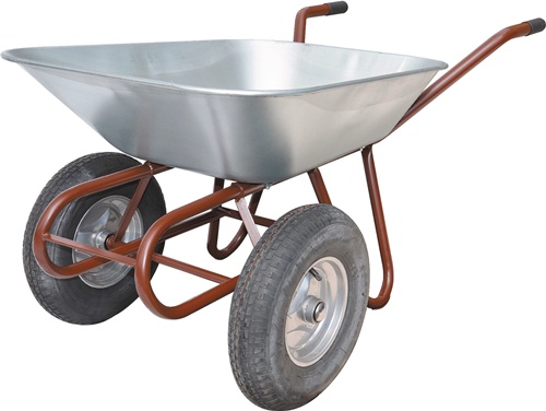 Schubkarre Zweirad 85l Luftrad 24kg Stah
