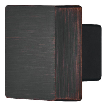 Möbelknopf 30 x 30 mm, bronce