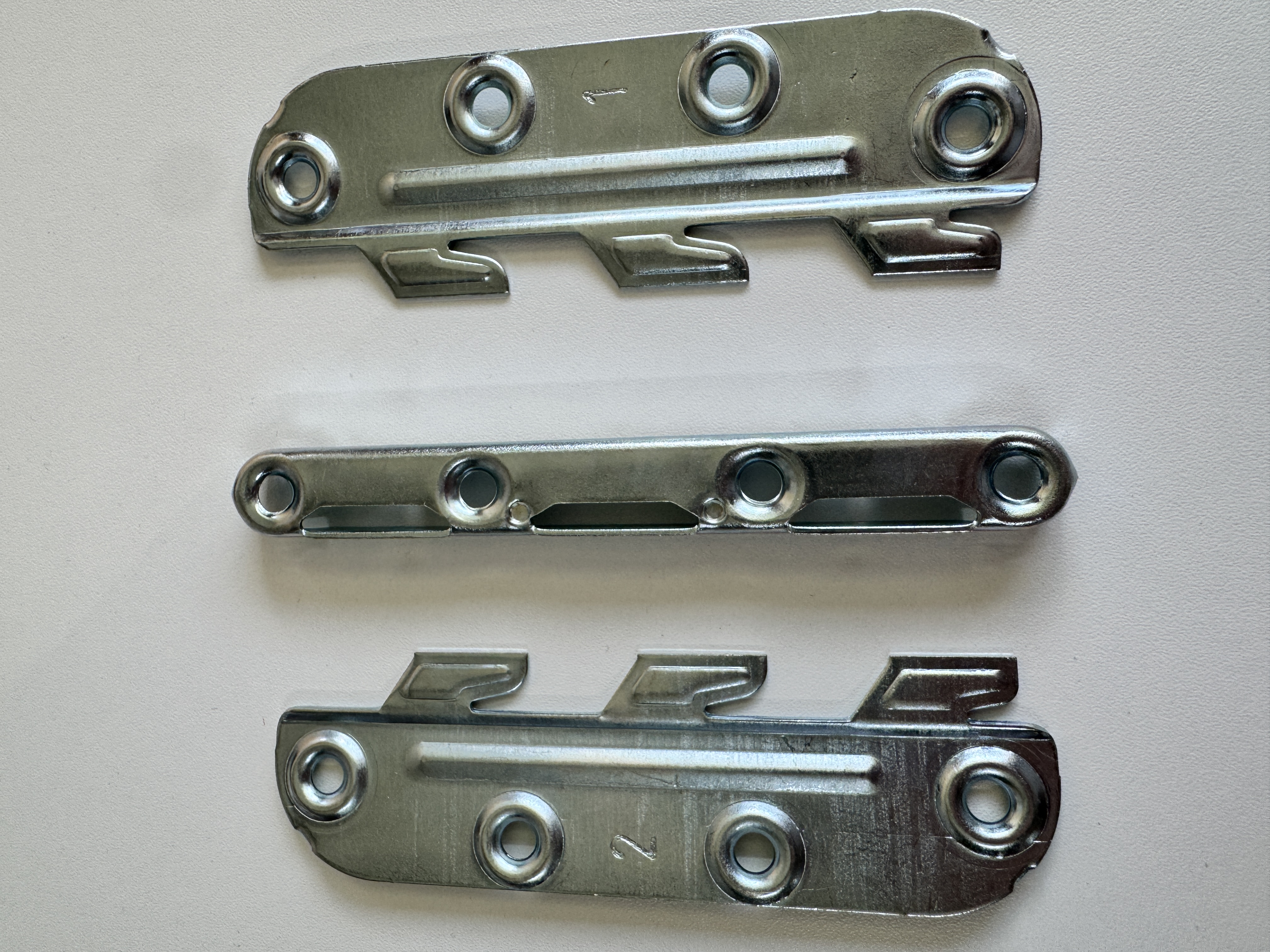 Bettbeschlag Garnitur Edelstahl | LÖ107