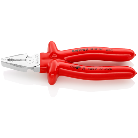 KNIPEX 200 mm Kraft-Kombizange tauchisoliert, VDE-geprüft