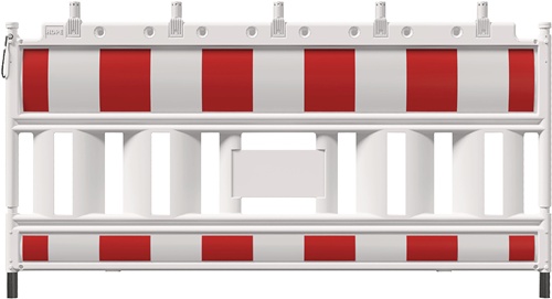Absperrschrankengitter retroreflektieren