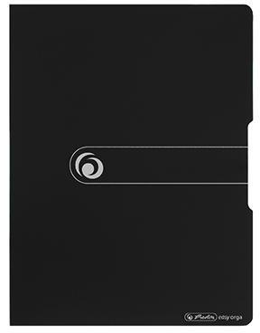 HERLITZ Klemmbrettmappe Herlitz Express-Clip easy orga to go 24 x 33 cm (B x H) Kunststoff schwarz