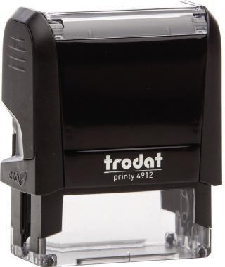 TRODAT Textstempel trodat® Printy 4.0 4912 46 x 17 mm (B x H) individuelle Textplatte schwarz