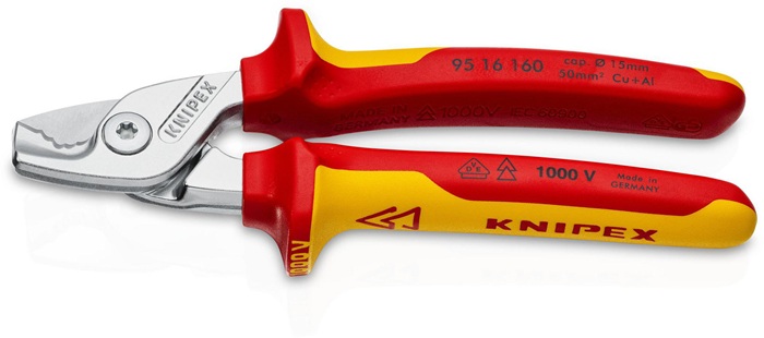 160 mm Form 1 KNIPEX Kabelschere