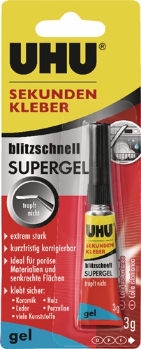 Sekundenkleber blitzschnell SUPERGEL 3g