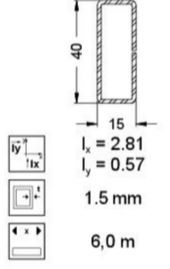 20266700 Stahlprofil 15/40/1,5 (6 m) I RG 126