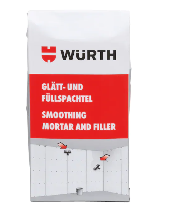 Glätt– und Füllspachtel in Pulverform von Würth im 5kg Sack