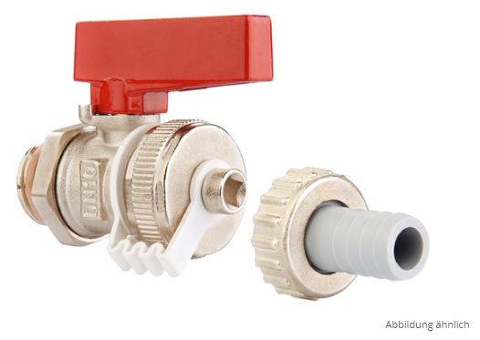 Sanibel Comfort KFE-Kugelhahn Durchgang, selbstdichtend DN 15 (1/2")
