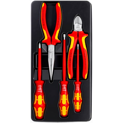 5-tlg. KNIPEX VDE-Werkzeugsatz