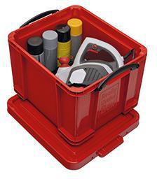 REALLY USEFUL BOX Aufbewahrungsbox Really Useful Box 48 x 31 x 39 cm (B x H x T) DIN A4 35l Polypropylen rot