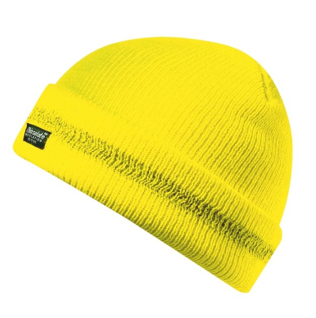 Warnschutz Strickmütze Thinsulate | Gelb