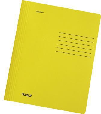 FALKEN Schnellhefter Falken DIN A4 240g/m² Manilakarton recycelt gelb