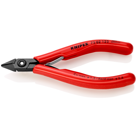Form 0 KNIPEX 125 mm Elektronikseitenschneider