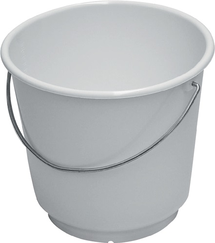 Eimer 10l PE weiß lebensmittelecht D.290